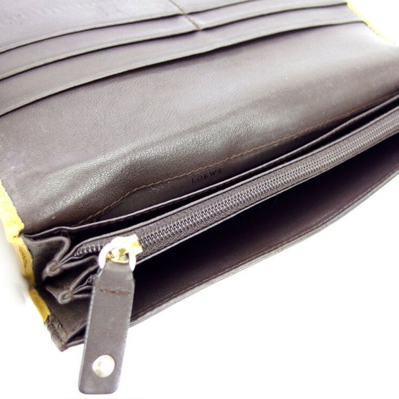 LOEWE purse Anagram mark leather Authentic used - Picture 5 of 7